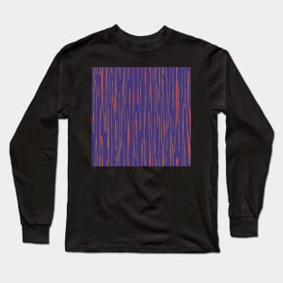 Purple Stripe Long Sleeve T-Shirt